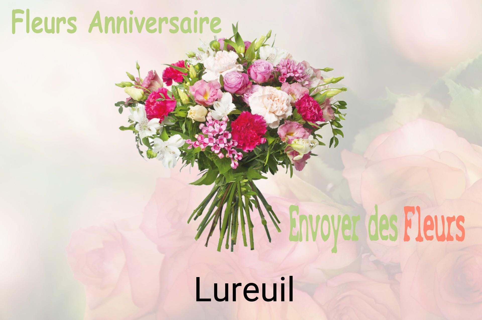 Bouquet de fleurs d’anniversaire livré à Lureuil