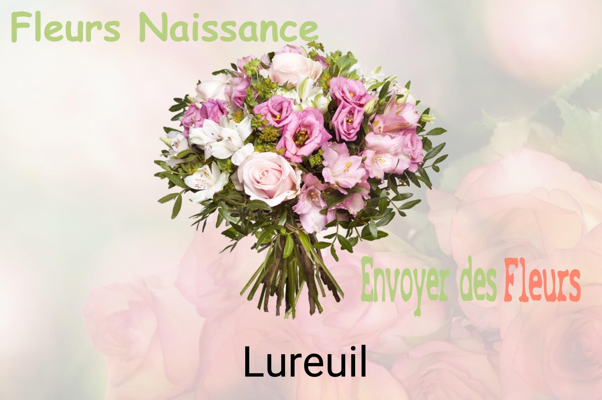 Bouquet de fleurs de naissance livré à Lureuil